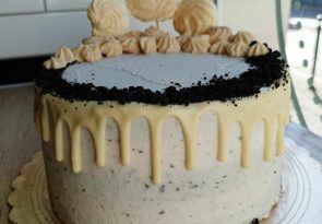 Tort biały z czarnym_Fit Cake Nowa Sól_MbG